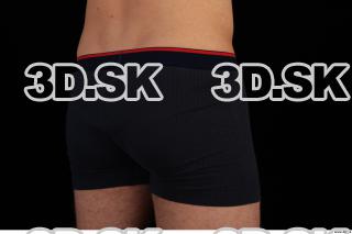 Lower body of Ross in black underwear 0006